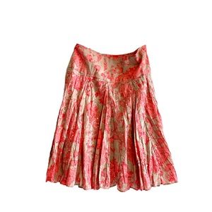 INC pink and tan skirt w embellishments.